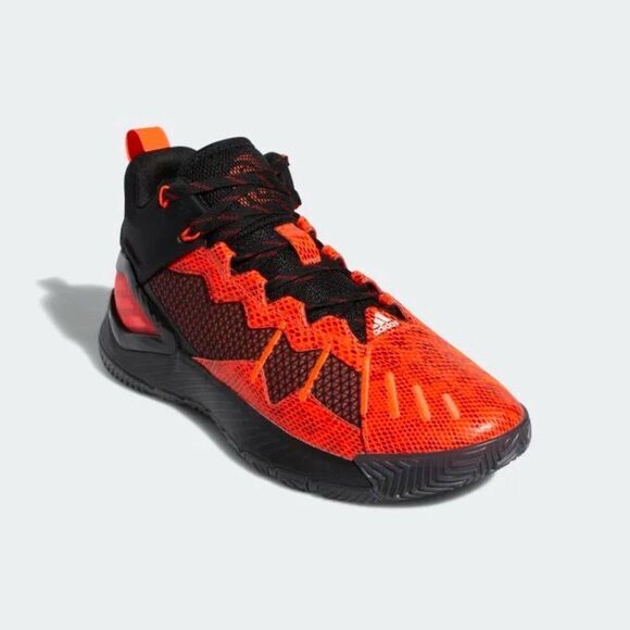 Adidas D ROSE SON OF CHI SHOES Core Black / Cloud White / Solar Red - Picture 1 of 15